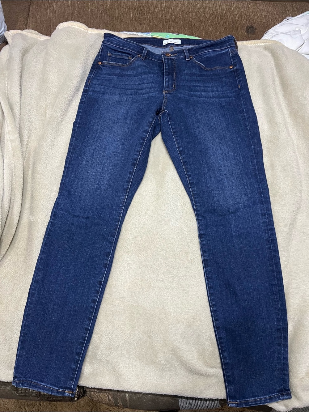 LOFT Navy Blue Women’s Skinny Jeans 29/8 curvy skinny